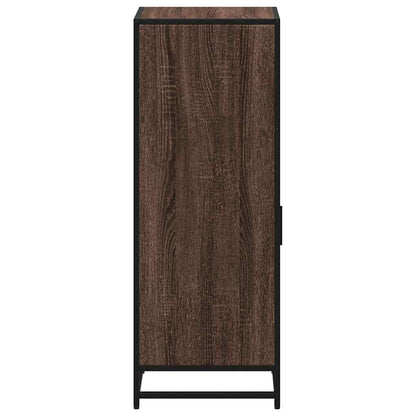 Bathroom Cabinet Brown Oak 35x37.5x100 cm Engineered Wood