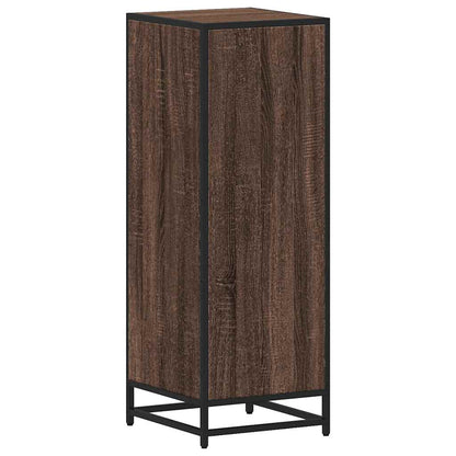 Bathroom Cabinet Brown Oak 35x37.5x100 cm Engineered Wood