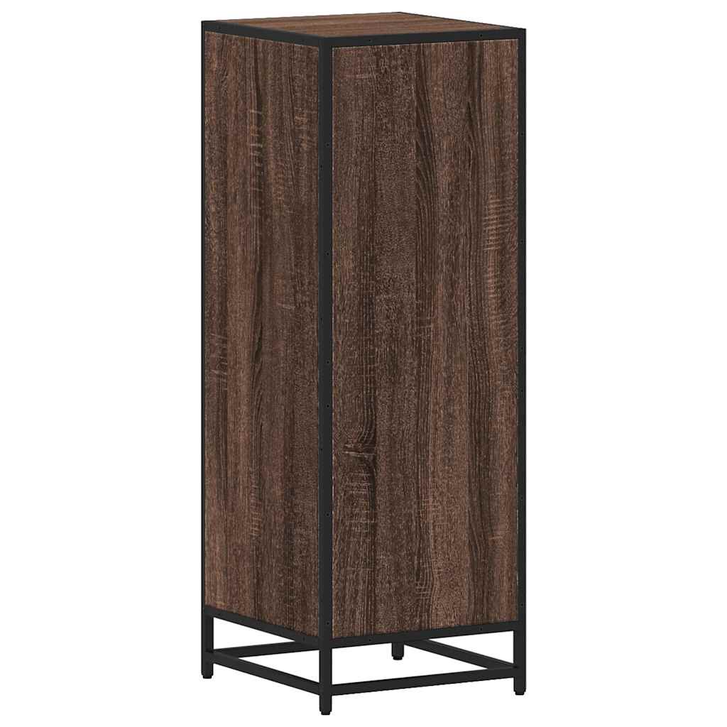 Bathroom Cabinet Brown Oak 35x37.5x100 cm Engineered Wood