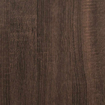 Bathroom Cabinet Brown Oak 35x37.5x100 cm Engineered Wood