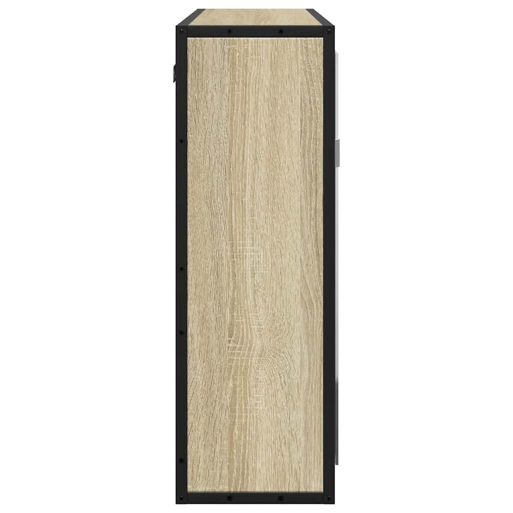 Bathroom Mirror Cabinet Sonoma Oak 65x20x60 cm Engineered Wood