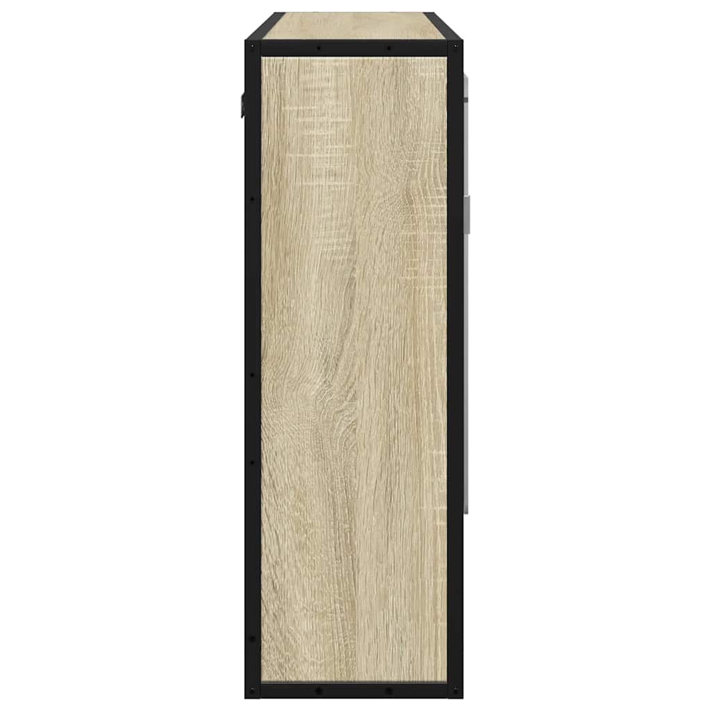 Bathroom Mirror Cabinet Sonoma Oak 65x20x60 cm Engineered Wood - Bend