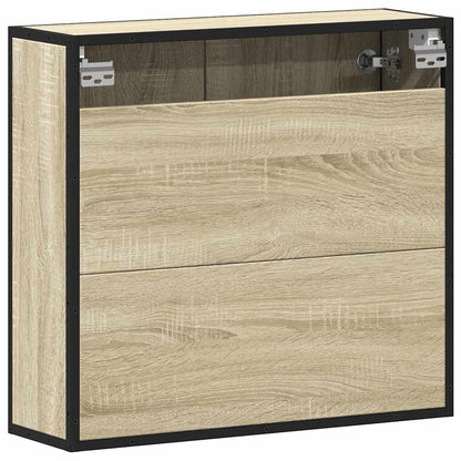 Bathroom Mirror Cabinet Sonoma Oak 65x20x60 cm Engineered Wood - Bend