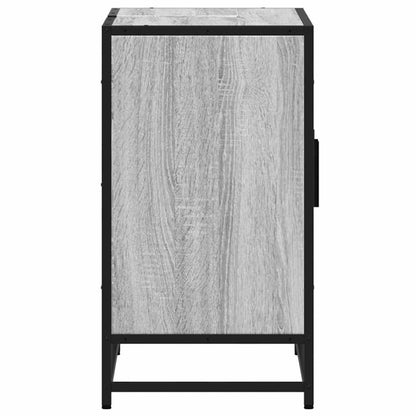 Bathroom Sink Cabinet Grey Sonoma 90x33x60 cm Engineered Wood