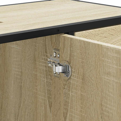 Bathroom Sink Cabinet Sonoma Oak 80x33x60 cm Engineered Wood