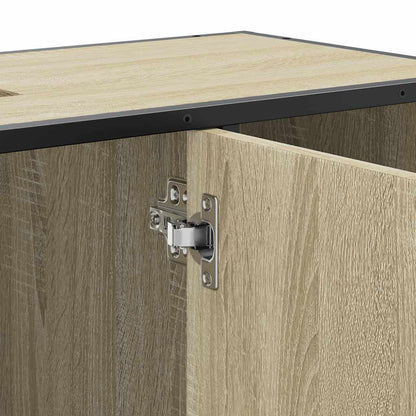 Bathroom Sink Cabinet Sonoma Oak 80x33x60 cm Engineered Wood