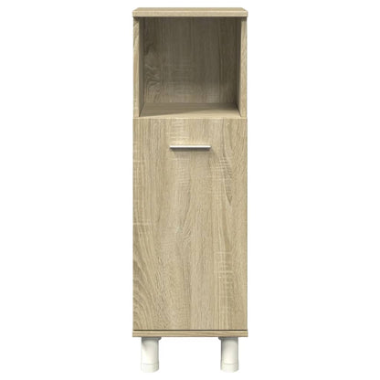 Bathroom Cabinet Sonoma Oak 30.5x30x95 cm Engineered Wood