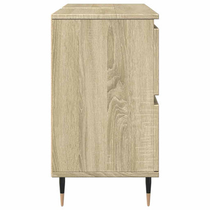 Bathroom Cabinet Sonoma Oak 80x33x60 cm Engineered Wood