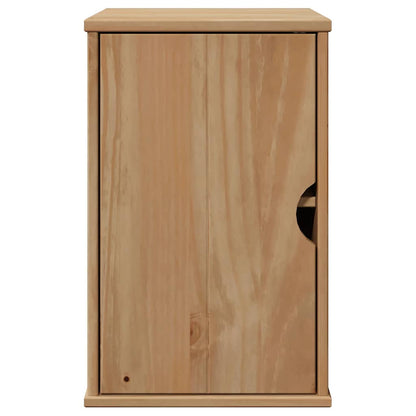 Bathroom Wall Cabinet OTTA 35x30x55 cm Solid Wood Pine