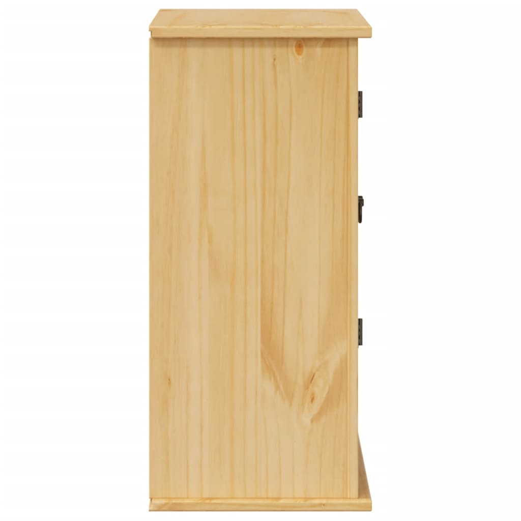 Bathroom Wall Cabinet Corona 70x33x71.5 cm Solid Wood Pine