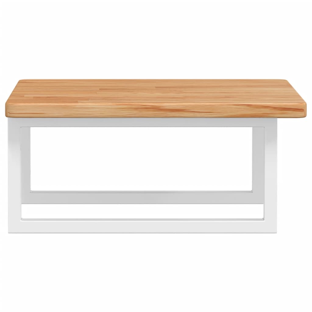 Steel and Solid Oak Wall Basin Shelf - Bend