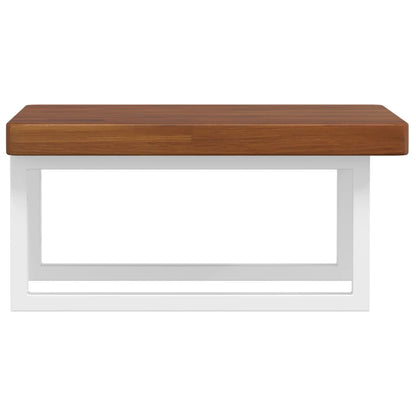 Floating Basin Shelf in Steel and Oak Wood - Bend