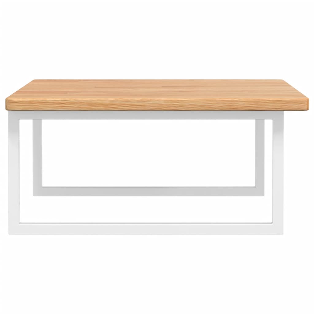 Steel and Solid Oak Wall Basin Shelf - Bend