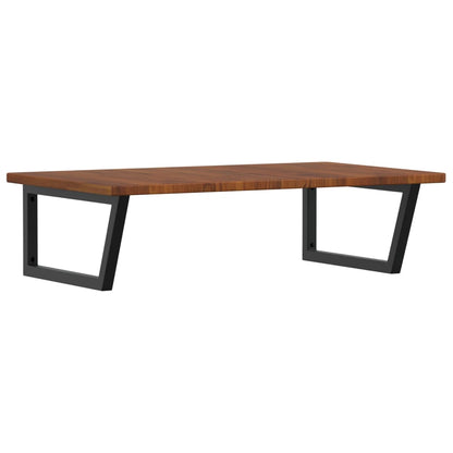 Steel and Oak Floating Basin Shelf - Bend