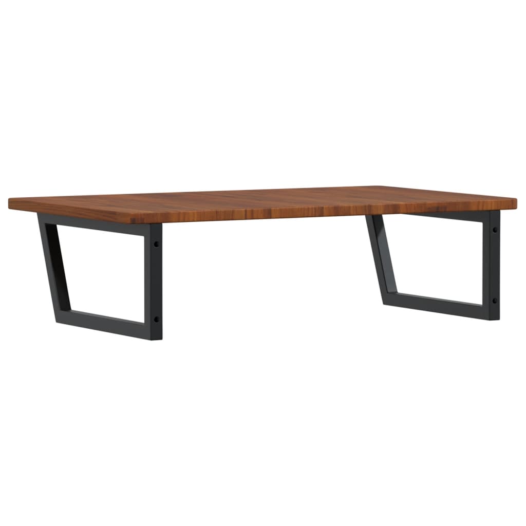 Steel and Oak Floating Basin Shelf - Bend