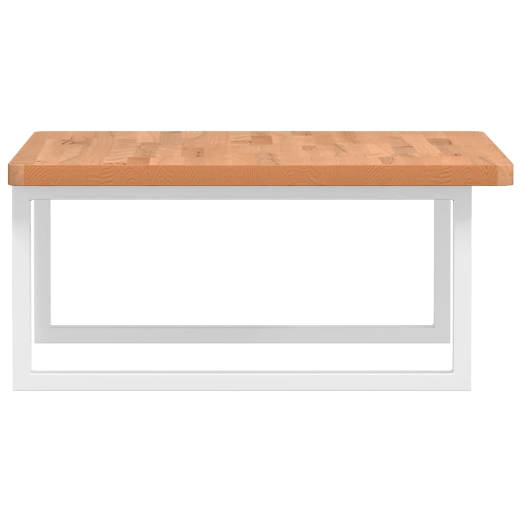 Wall-Mounted Basin Shelf with Beech Wood Top and Steel Supports - Bend