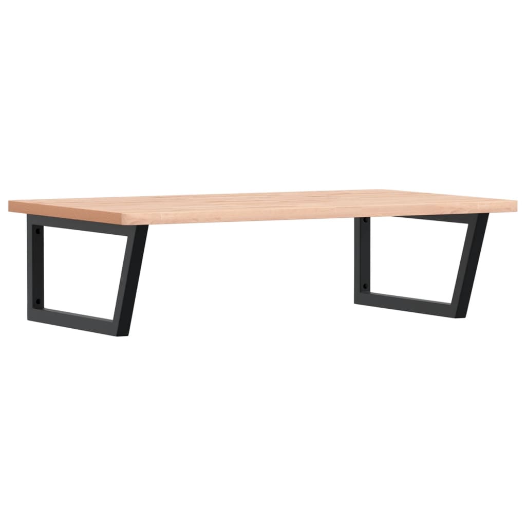 Floating Basin Shelf in Steel and Beech Wood - Bend