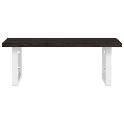 Floating Basin Shelf in Steel and Oak Wood - Bend