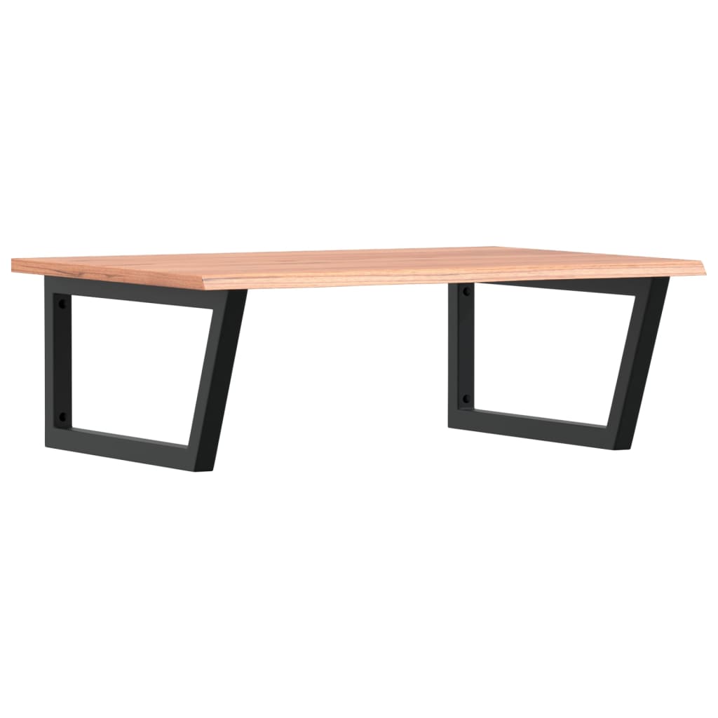 Steel and Oak Floating Basin Shelf - Bend