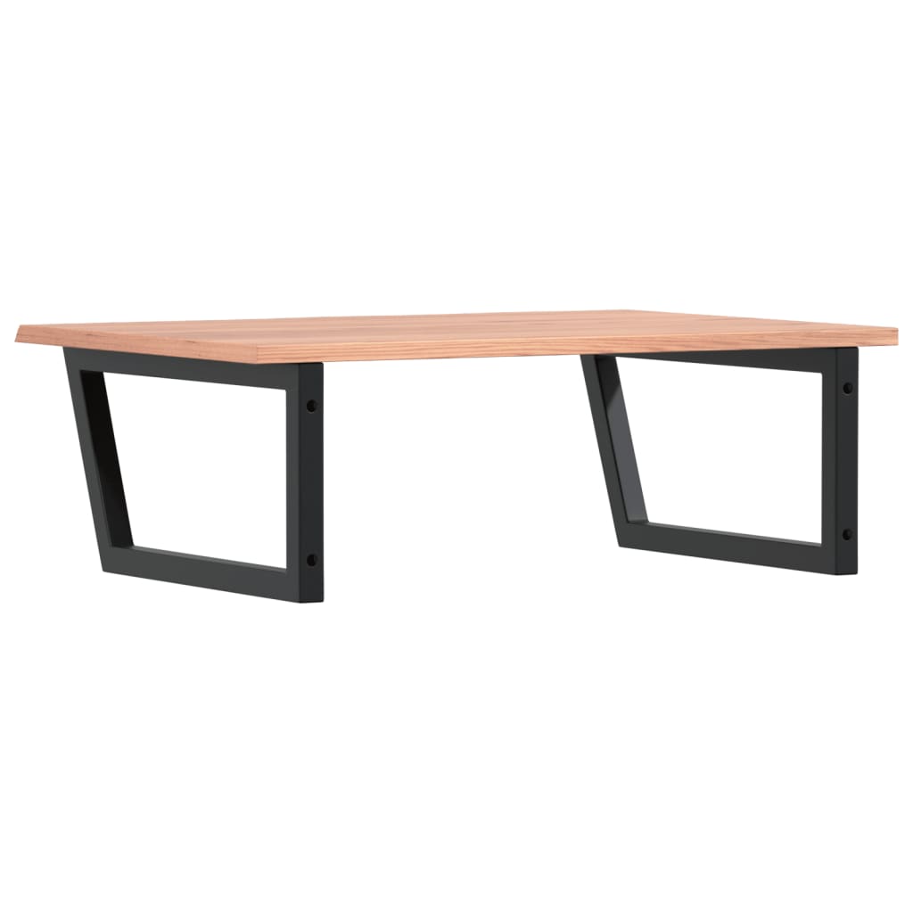 Steel and Oak Floating Basin Shelf - Bend