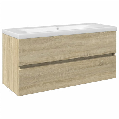 2 Piece Bathroom Furniture Set in Ceramic and Engineered Wood