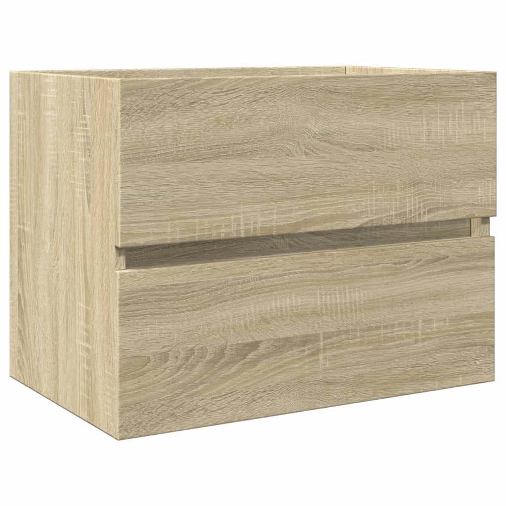 2 Piece Bathroom Furniture Set Ceramic and Engineered Wood - Bend