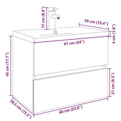 Bathroom Furniture Set with Sink and Storage Solutions - Bend