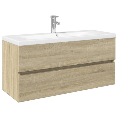 2 Piece Bathroom Furniture Set in Ceramic and Engineered Wood