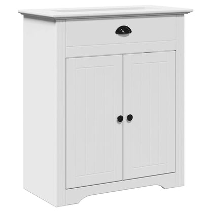 Bathroom Sink Cabinet BODO White 70x35x80 cm