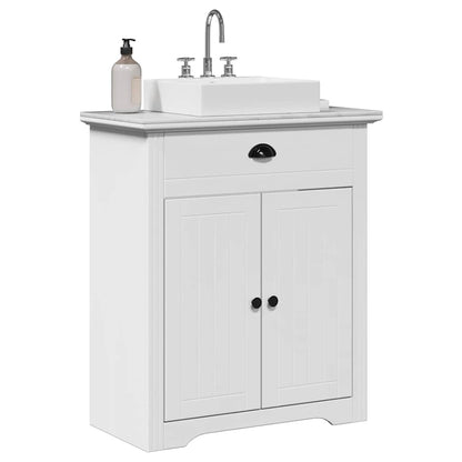 Bathroom Sink Cabinet BODO White 70x35x80 cm