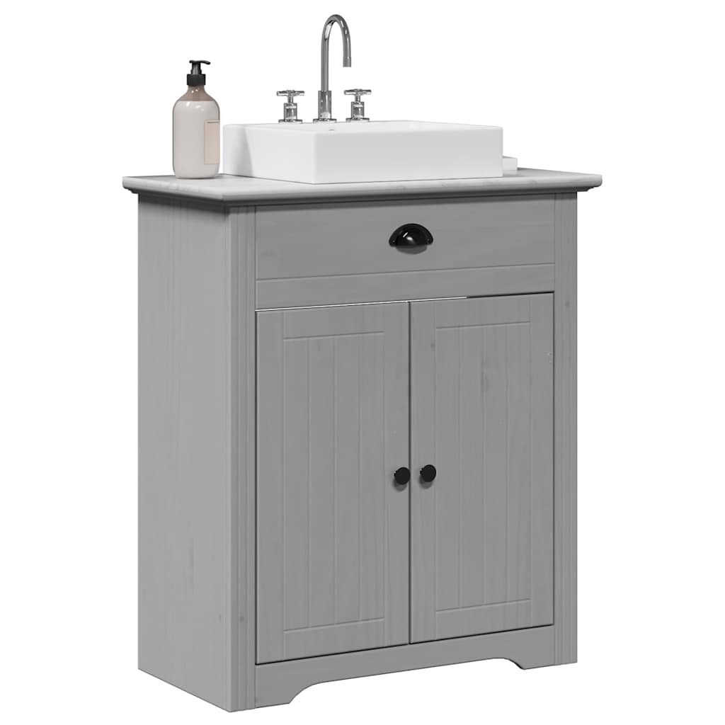 Bathroom Sink Cabinet BODO Grey 70x35x80 cm