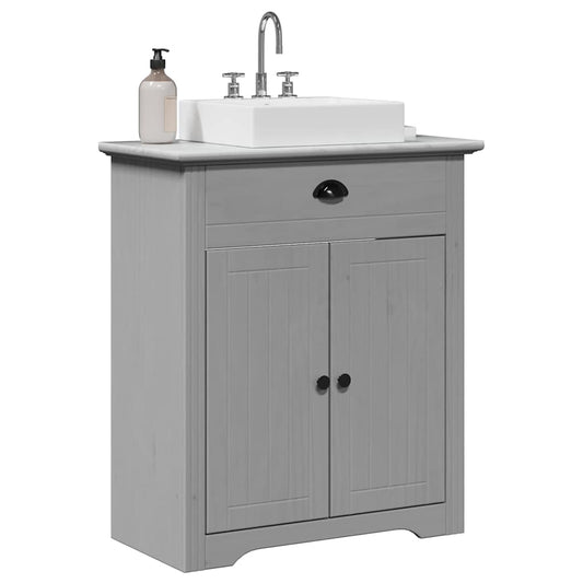 Bathroom Sink Cabinet BODO Grey 70x35x80 cm