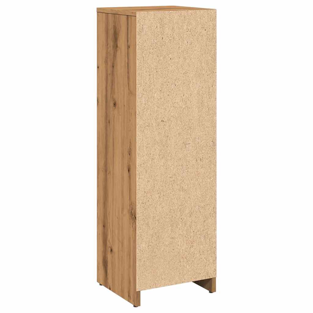 Bathroom Cabinet Artisan Oak 30x30x95 cm Engineered Wood