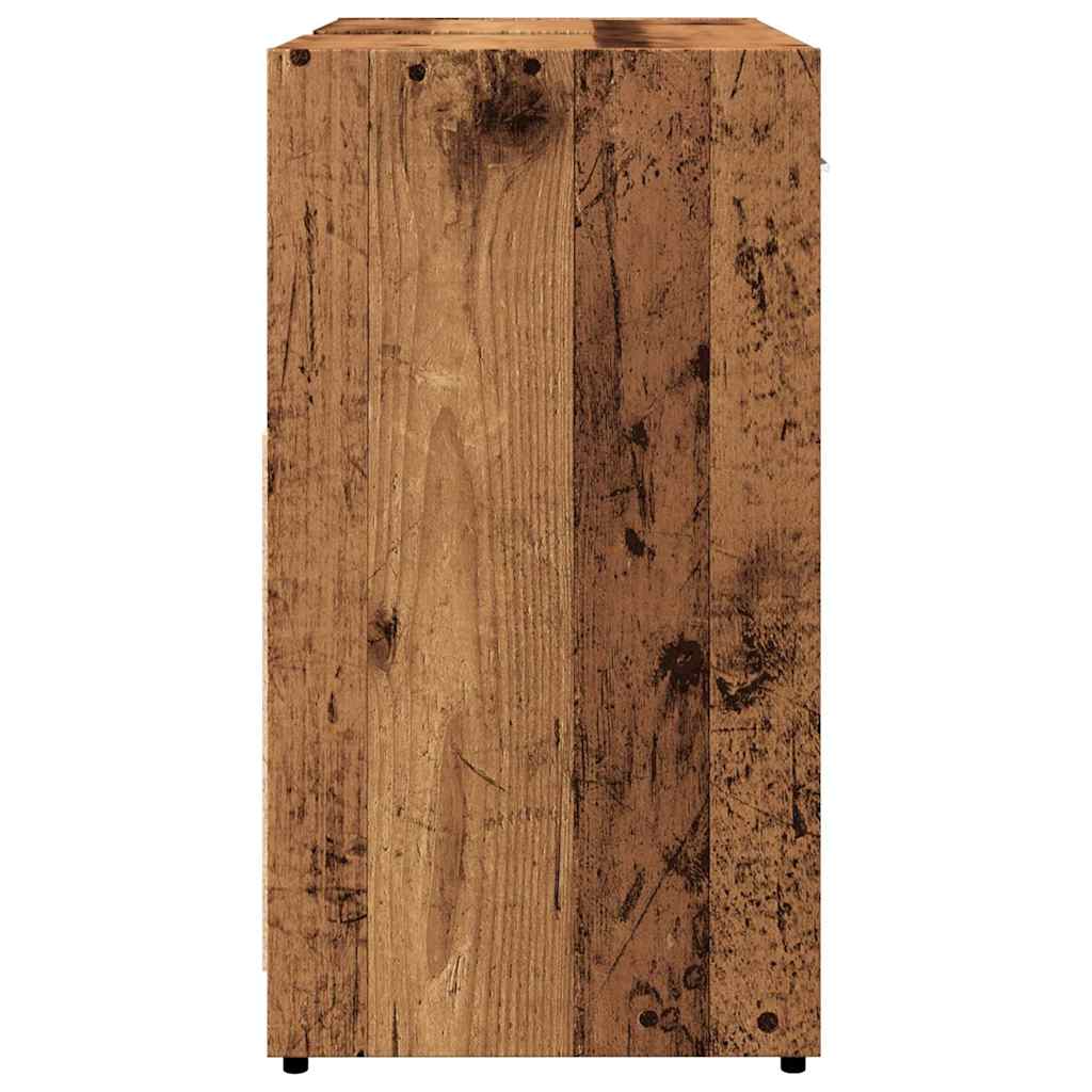 Bathroom Sink Cabinet Old Wood 60x33x60 cm Engineered Wood