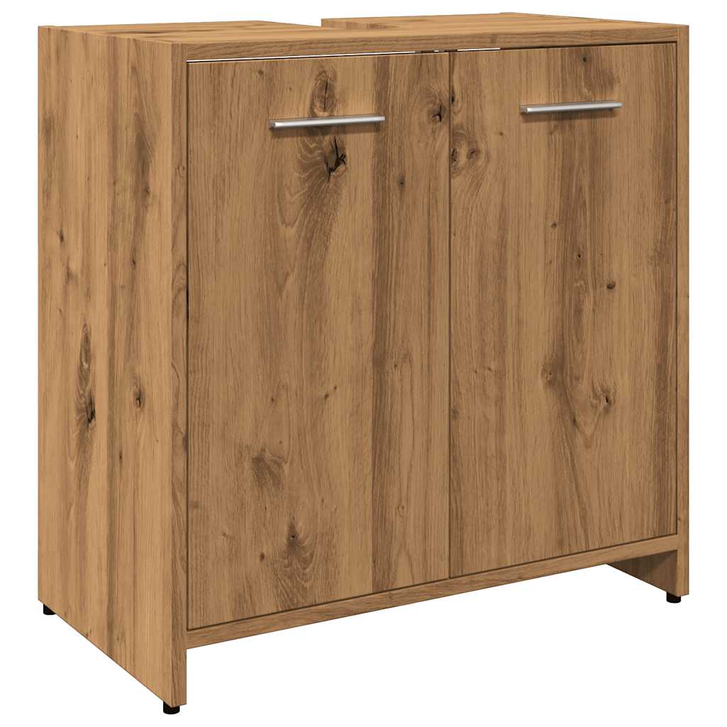 Bathroom Sink Cabinet Artisan Oak 60x33x60 cm Engineered Wood