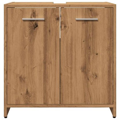 Bathroom Sink Cabinet Artisan Oak 60x33x60 cm Engineered Wood