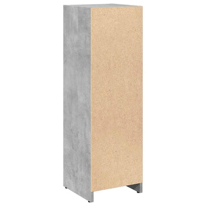 Bathroom Cabinet Concrete Grey 30x30x95 cm Engineered Wood