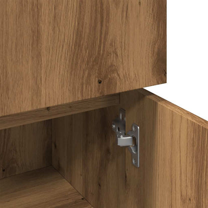 Bathroom Cabinet Artisan Oak 30x30x95 cm Engineered Wood