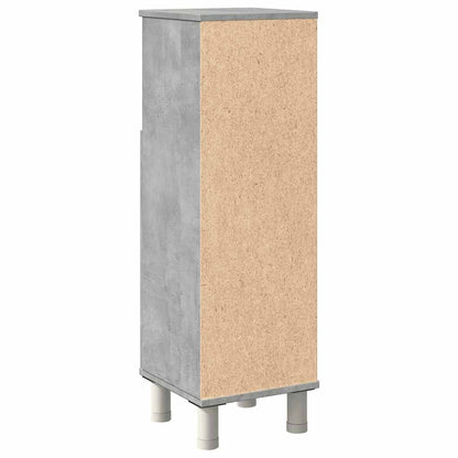 Bathroom Cabinet Concrete Grey 30x30x95 cm Engineered Wood