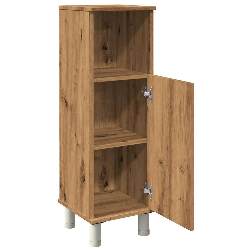 Bathroom Cabinet Artisan Oak 30x30x95 cm Engineered Wood