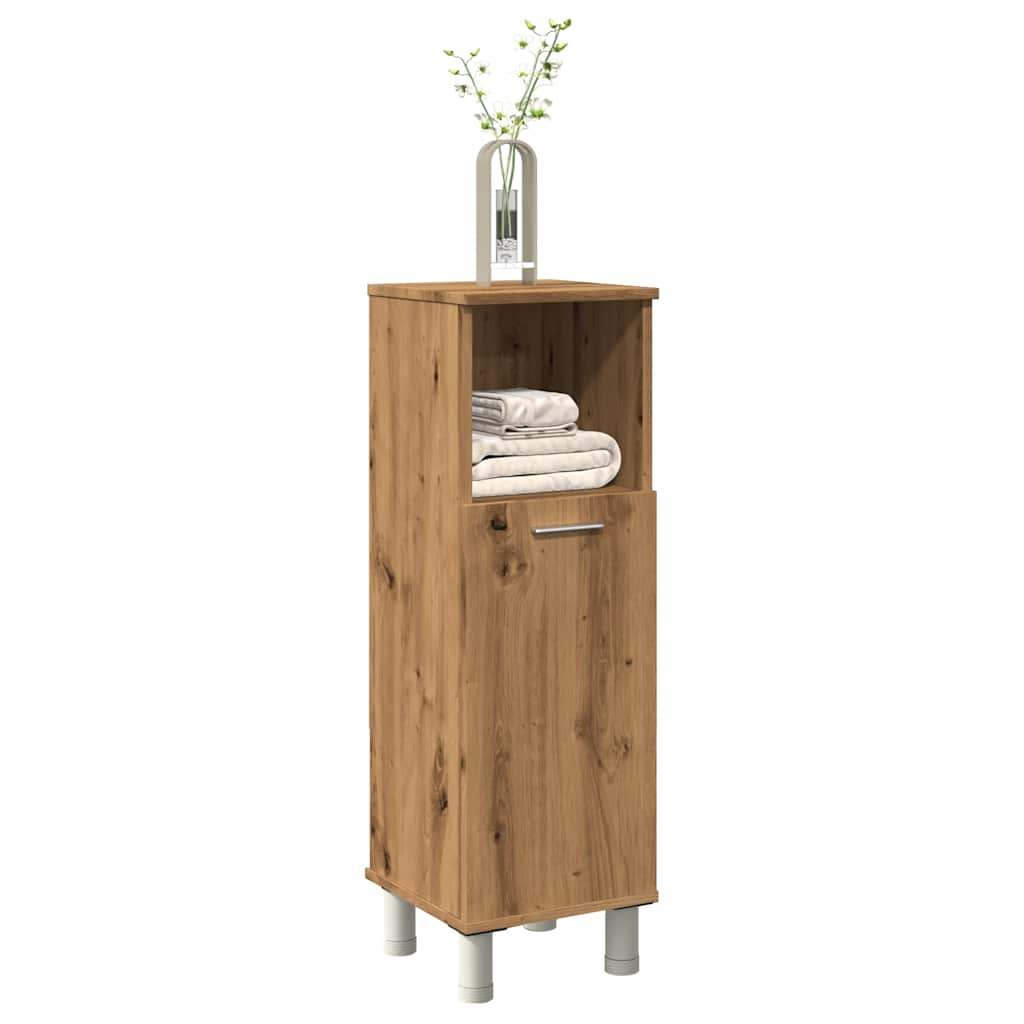 Bathroom Cabinet Artisan Oak 30x30x95 cm Engineered Wood