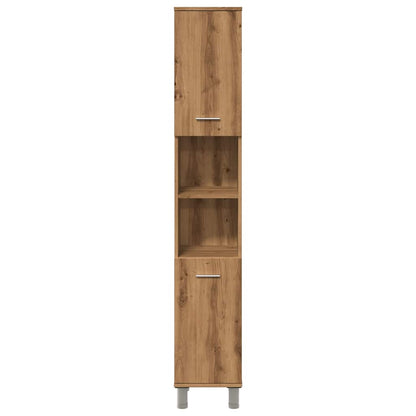 Bathroom Cabinet Artisan Oak 30x30x179 cm Engineered Wood