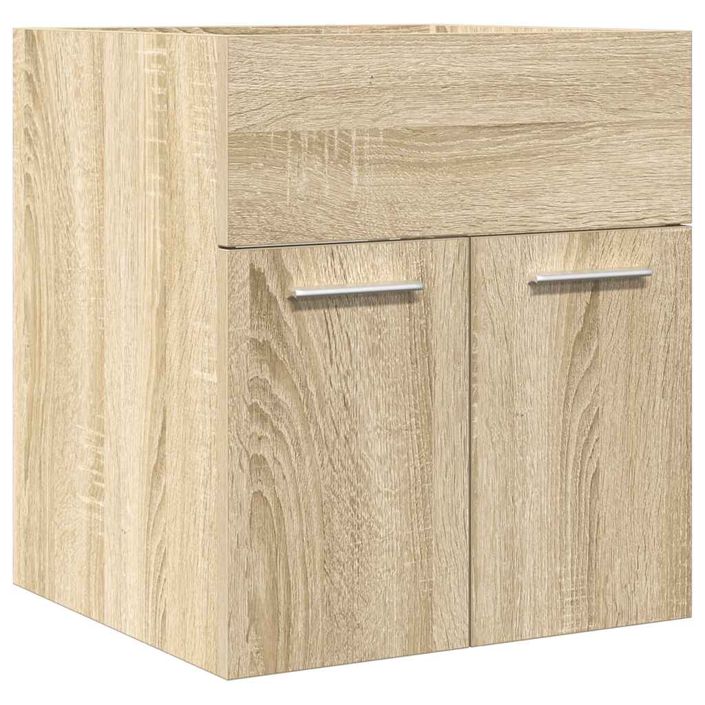 Bathroom Sink Cabinet Sonoma Oak 41x38.5x46 cm Engineered Wood