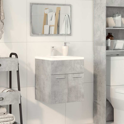 Bathroom Sink Cabinet Concrete Grey 41x38.5x46 cm Engineered Wood