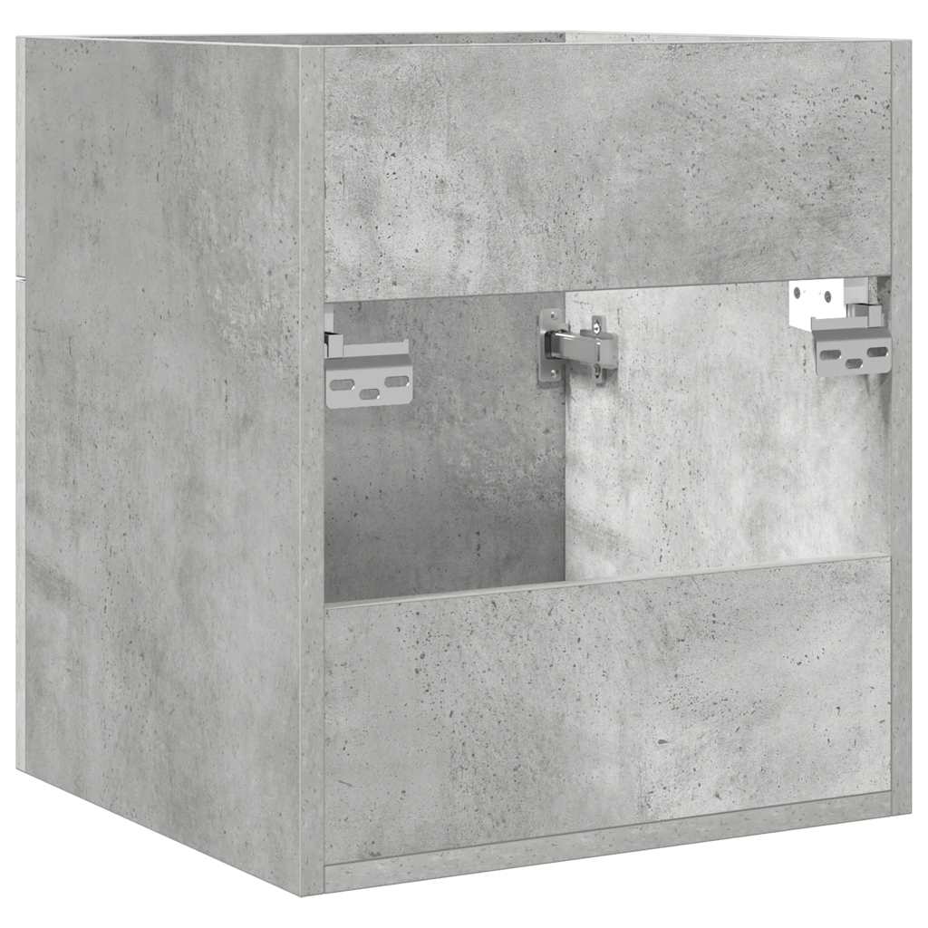 Bathroom Sink Cabinet Concrete Grey 41x38.5x46 cm Engineered Wood