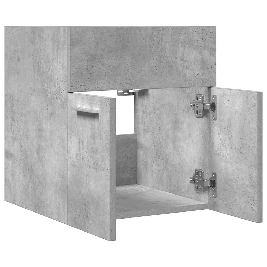 Bathroom Sink Cabinet Concrete Grey 41x38.5x46 cm Engineered Wood