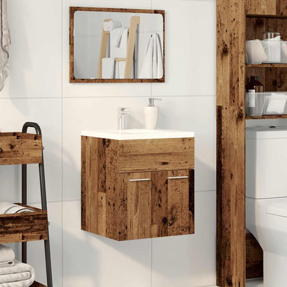 Bathroom Sink Cabinet Old Wood 41x38.5x46 cm Engineered Wood