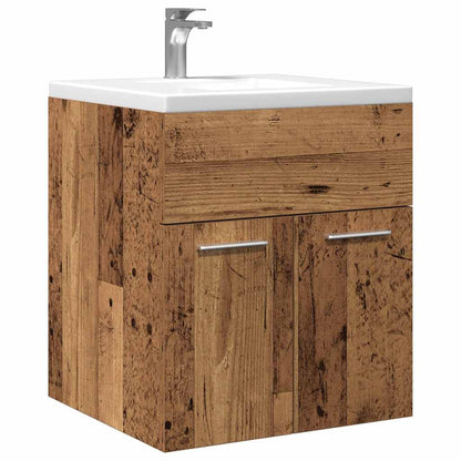 Bathroom Sink Cabinet Old Wood 41x38.5x46 cm Engineered Wood