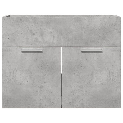 Sink Cabinet Concrete Grey 60x38.5x46 cm Engineered Wood