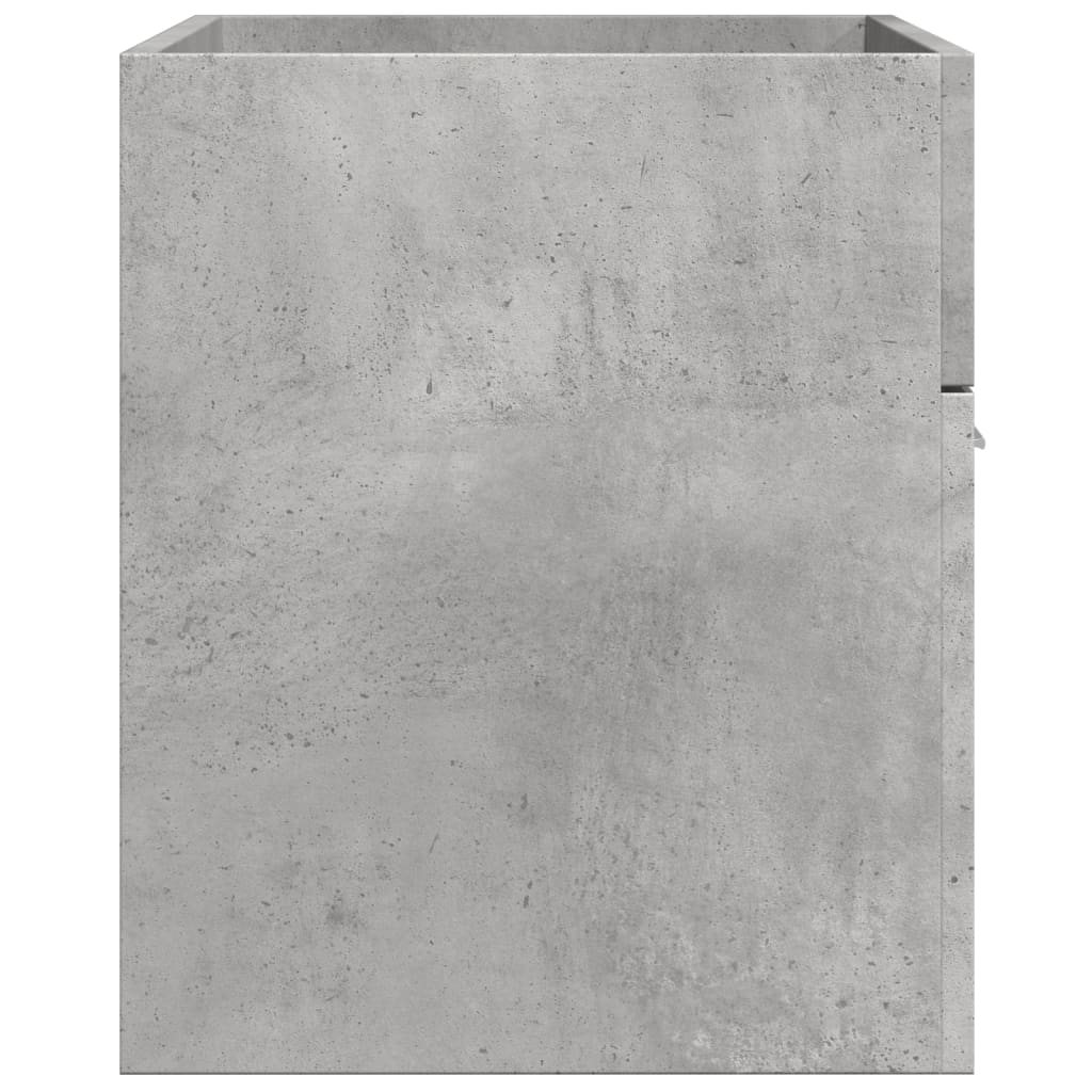 Sink Cabinet Concrete Grey 80x38.5x46 cm Engineered Wood